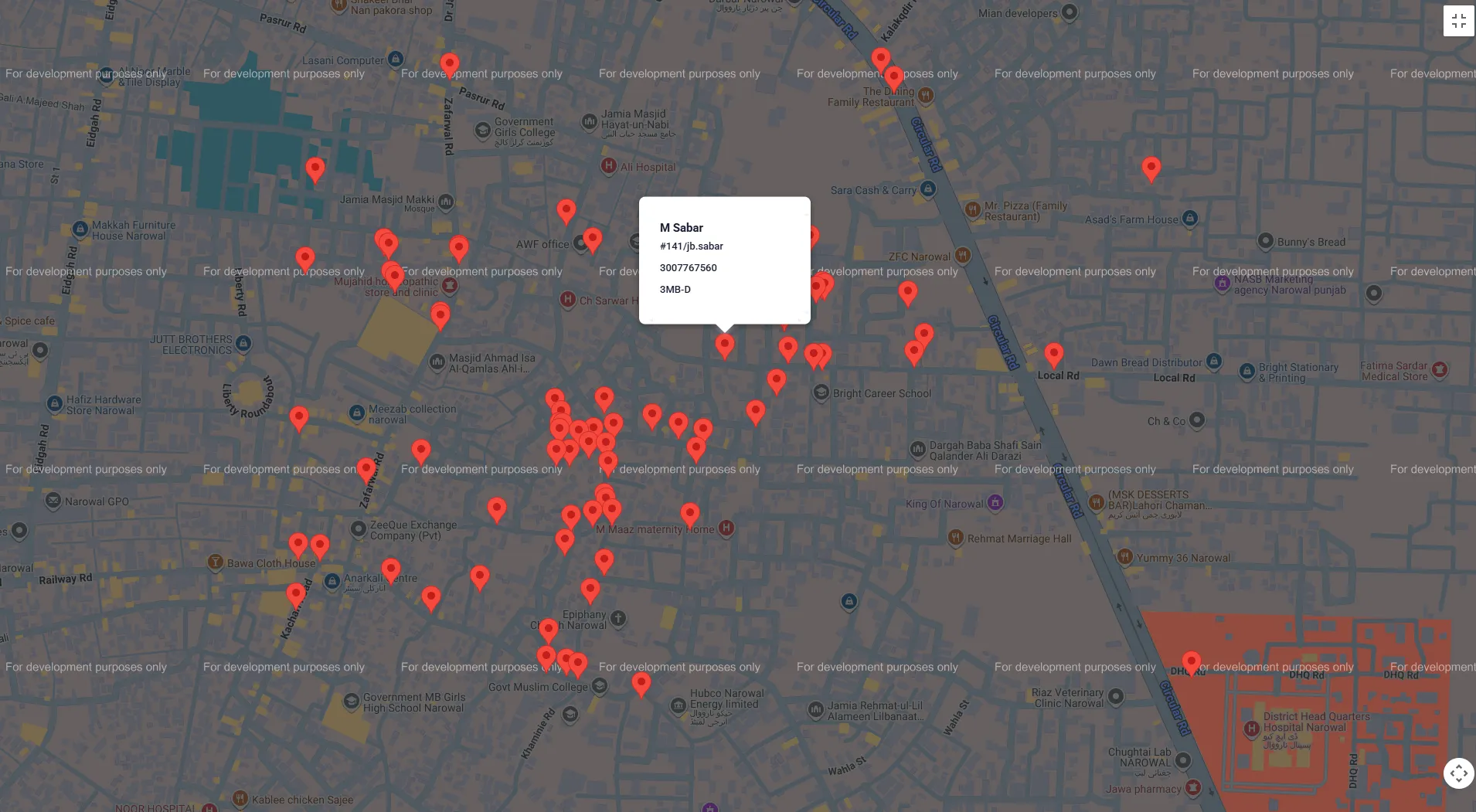Map — Zal Ultra ISP CRM